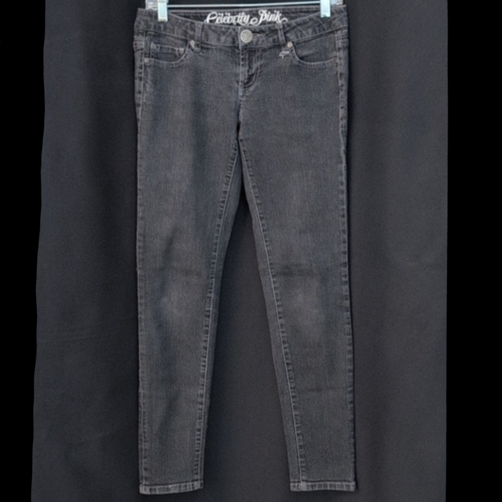 Celebrity Pink Black Skinny Jeans